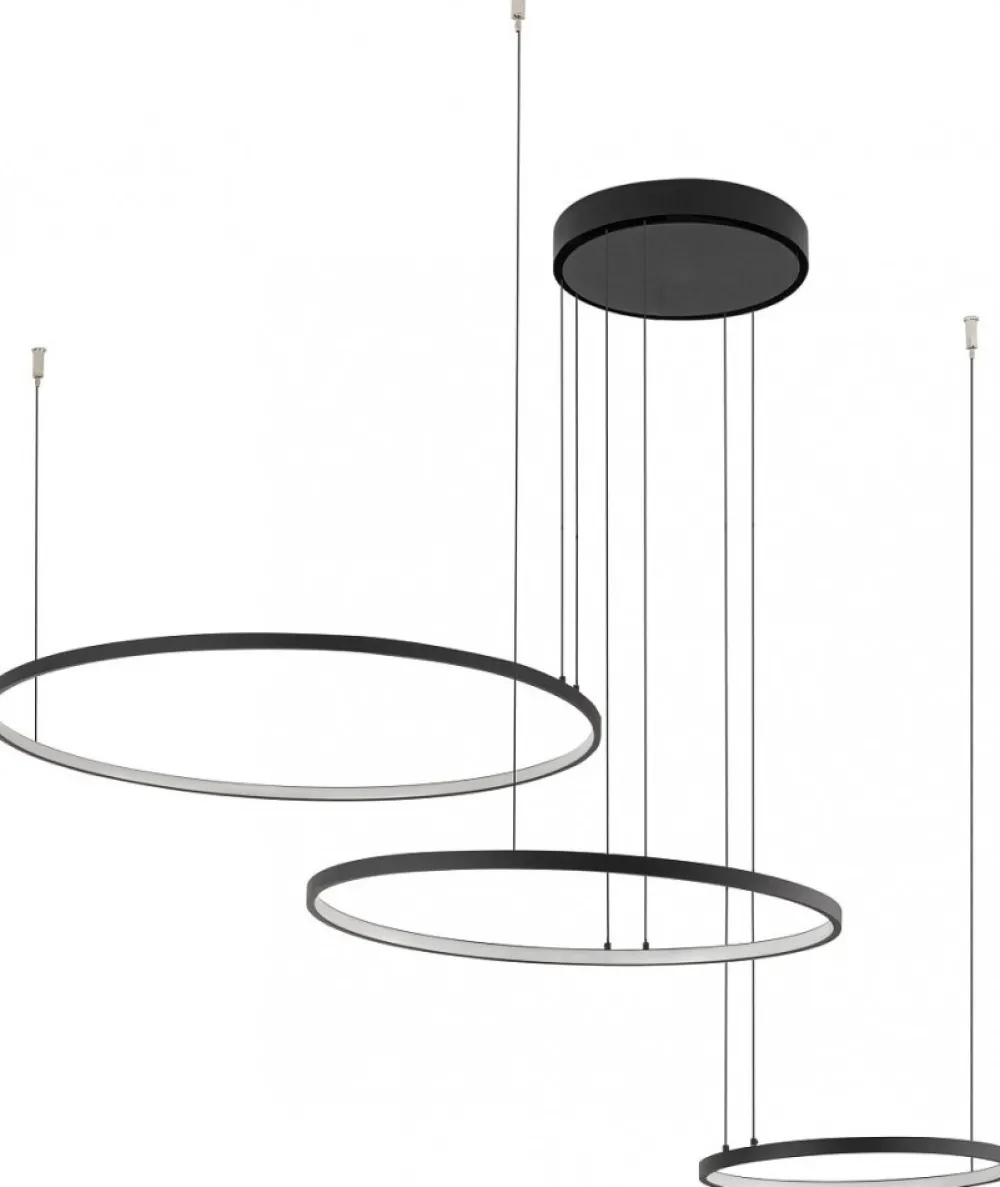 Lampa Wisząca CIRCOLO Czarny 45W 3000K 30,45,60cm * Nowodvorski Sale