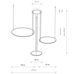 Lampa wisząca CIRCOLO LED biała 45W 3000K * Nowodvorski New