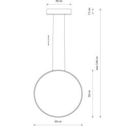 Lampa wisząca CIRCOLO LED M biała 21W 3000K * Nowodvorski Hot