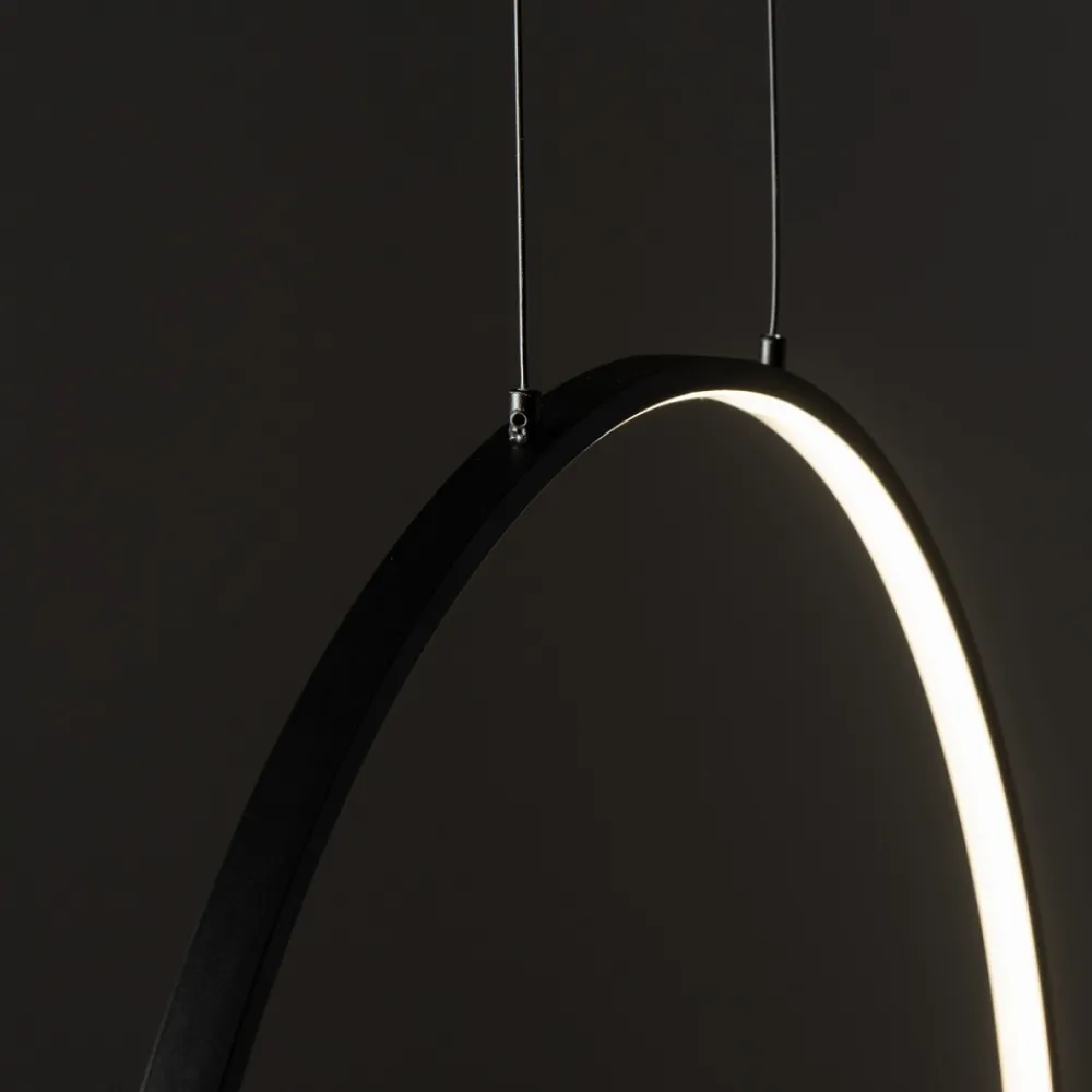 Lampa Wisząca CIRCOLO P Czarny 21W LED 3000K 60cm * Nowodvorski New