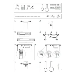 Lampa Wisząca CIRCOLO P Czarny 18W LED 3000K 45cm * Nowodvorski Sale