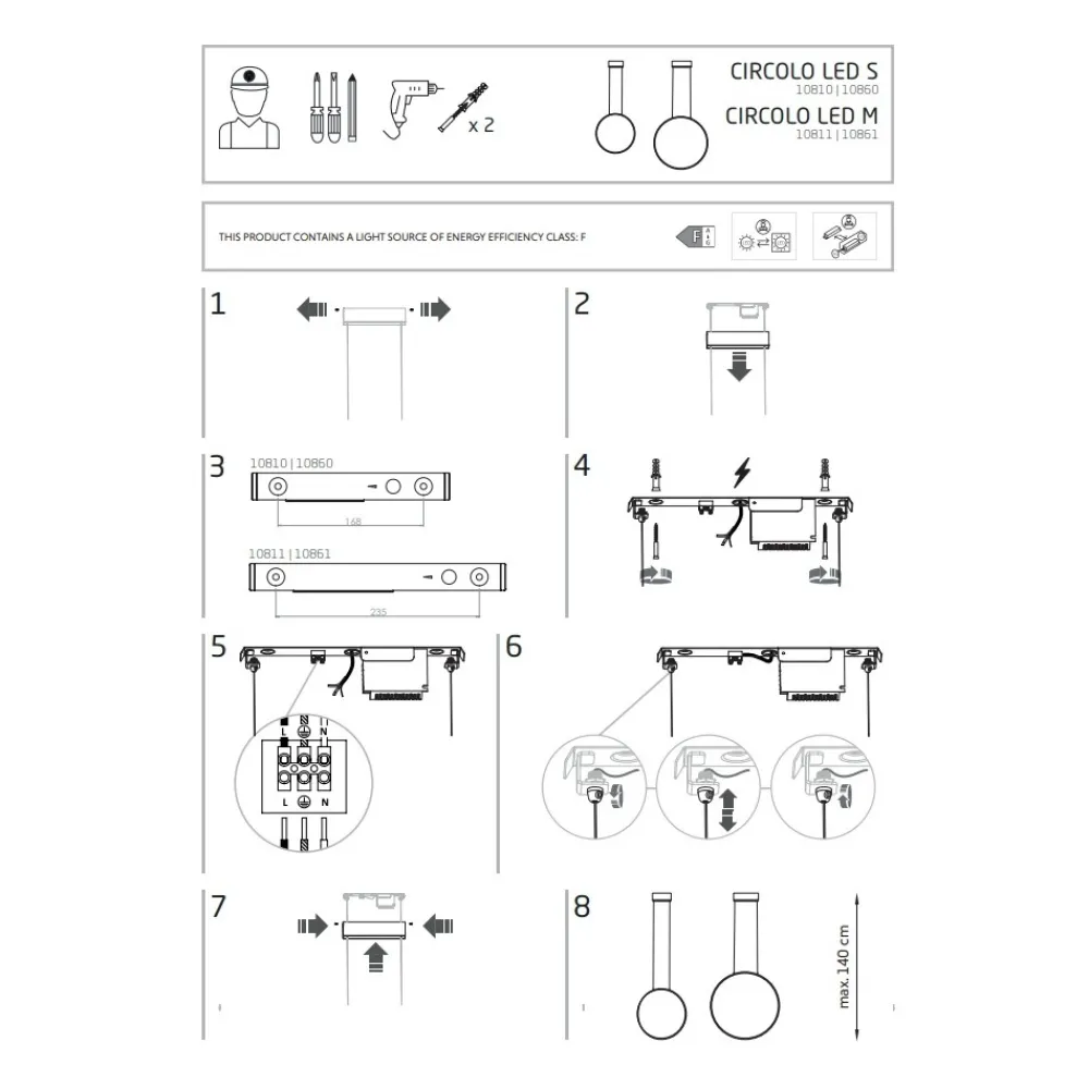 Lampa Wisząca CIRCOLO P Czarny 18W LED 3000K 45cm * Nowodvorski Sale