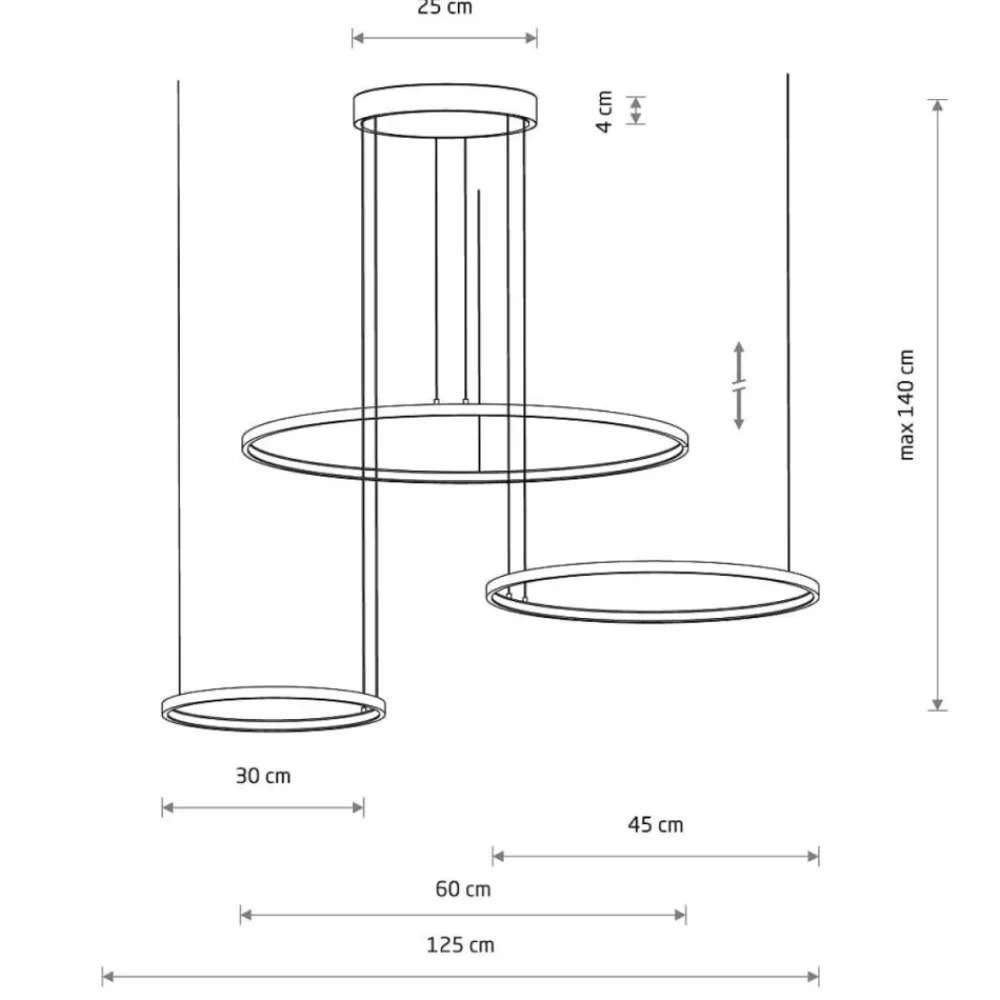 lampa wisząca CIRCOLO POWER LED biała 85W 3000K * Nowodvorski Clearance