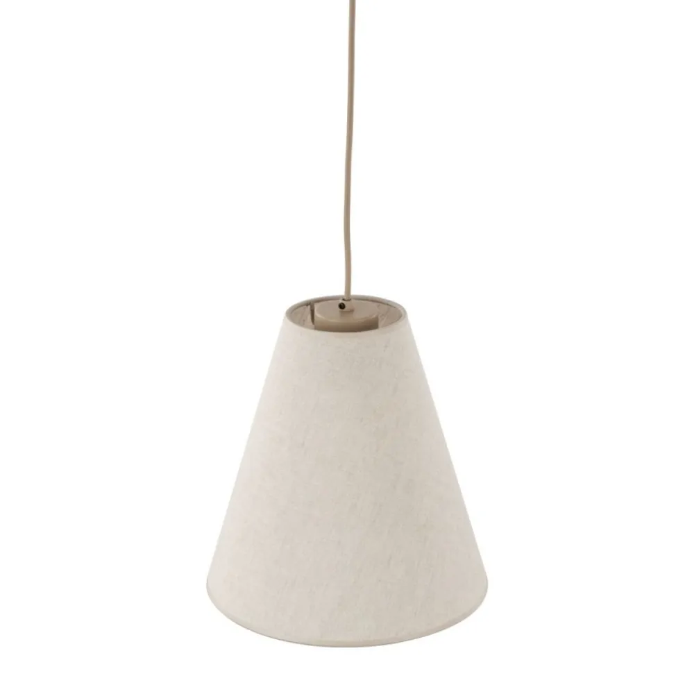Lampa wisząca CONEA sabia beżowa 1xE27 * TK Lighting Sale