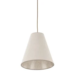 Lampa wisząca CONEA sabia beżowa 1xE27 * TK Lighting Sale