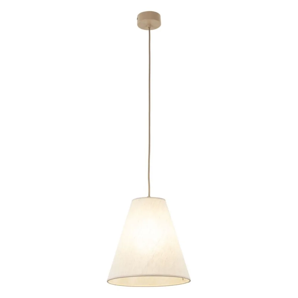 Lampa wisząca CONEA sabia beżowa 1xE27 * TK Lighting Sale