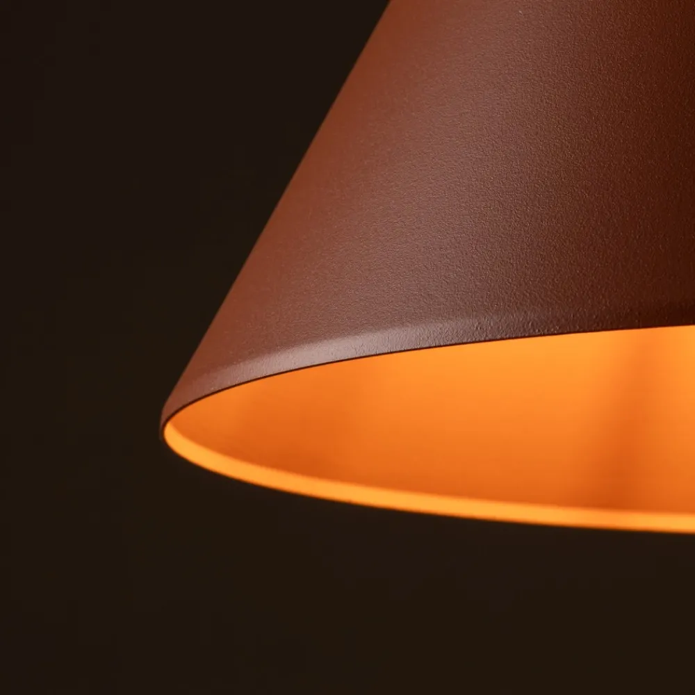 Lampa Wisząca CONO Brick Metalowy Klosz 1xE27 32cm * TK Lighting Best