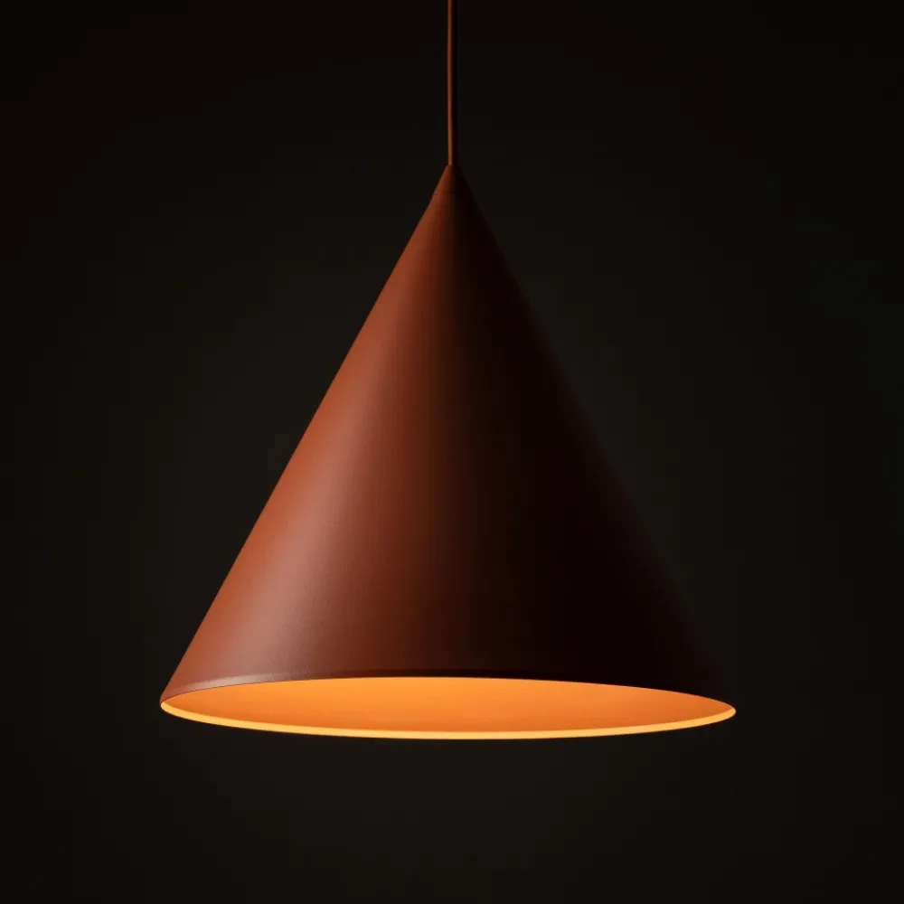 Lampa Wisząca CONO Brick Metalowy Klosz 1xE27 32cm * TK Lighting Best