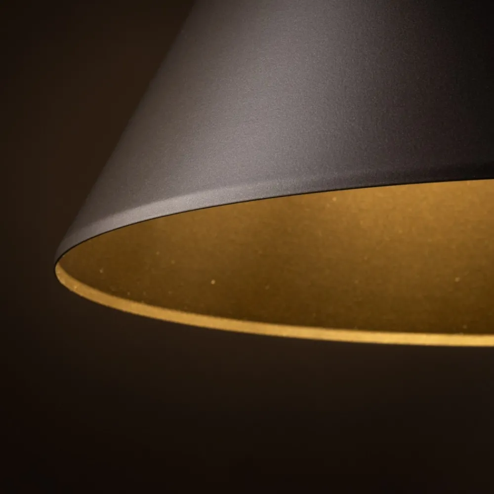 Lampa Wisząca CONO Brązowy Metalowy Klosz 1xE27 32cm * TK Lighting Hot