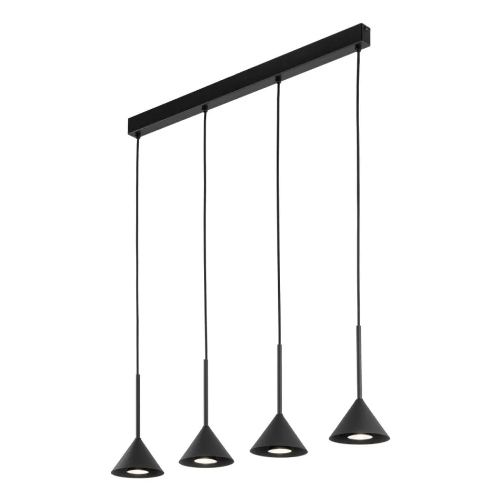 Lampa wisząca CONO MINI czarna 4xGU10 * TK Lighting Discount