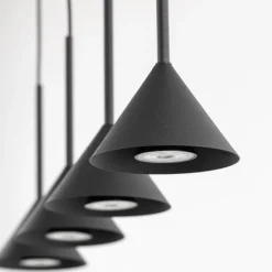 Lampa wisząca CONO MINI czarna 4xGU10 * TK Lighting Discount