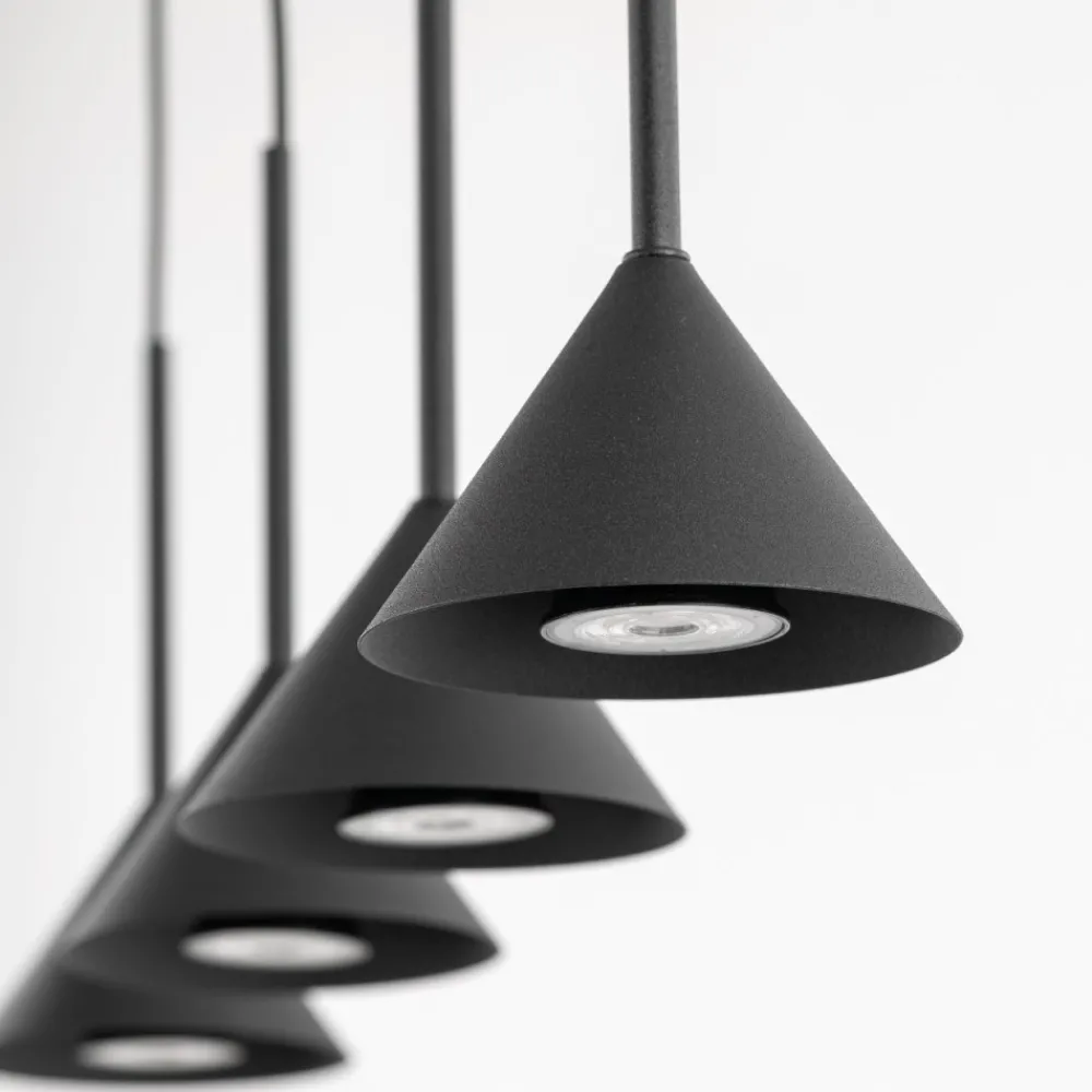 Lampa wisząca CONO MINI czarna 4xGU10 * TK Lighting Discount