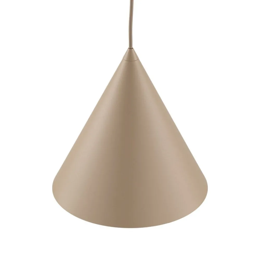 Lampa wisząca CONO M sabia beżowa 1xE27 * TK Lighting Best