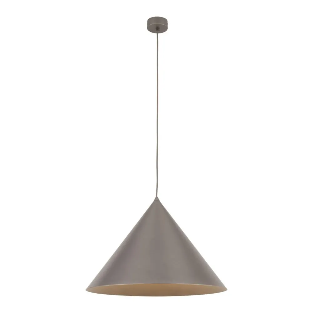 Lampa wisząca CONO XL NEW brązowa 1xE27 * TK Lighting New
