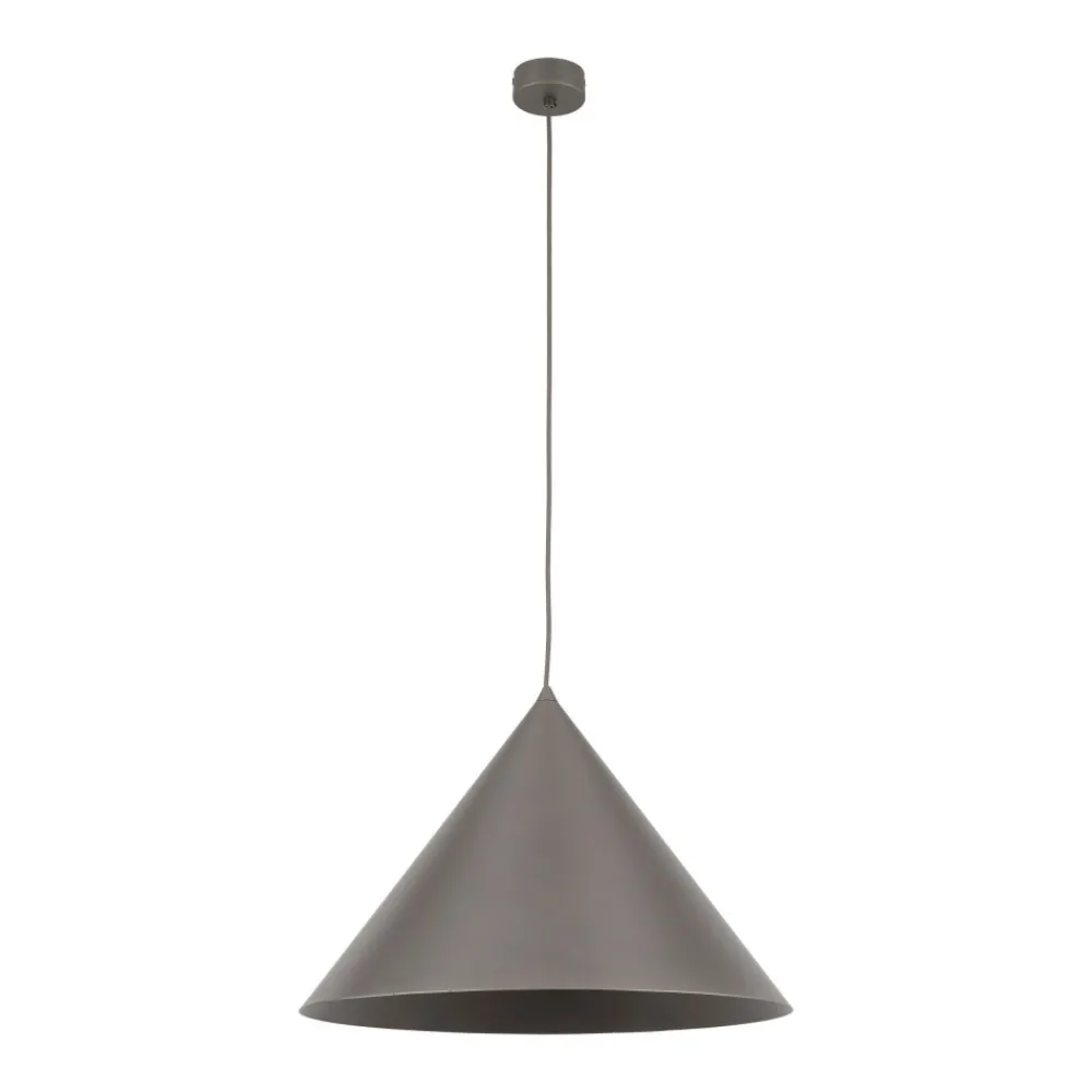 Lampa wisząca CONO XL NEW brązowa 1xE27 * TK Lighting New