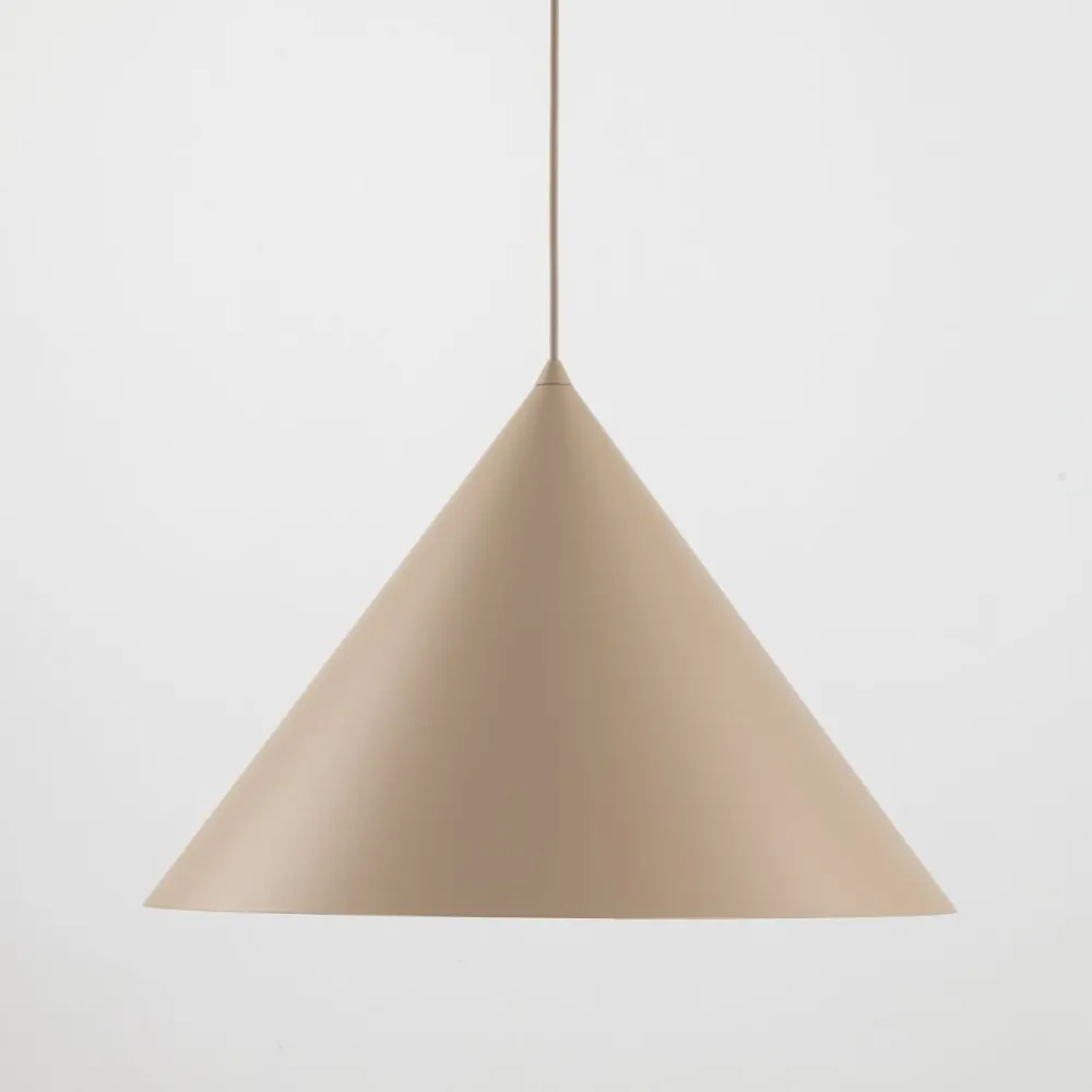 Lampa wisząca CONO XL sabia beżowa 1xE27 * TK Lighting Outlet