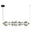 Lampa Wisząca DAPHNE Czarny Szklane Klosze 40W LED * Eko-light