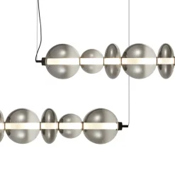Lampa Wisząca DAPHNE Czarny Szklane Klosze 40W LED * Eko-light