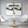 Lampa wisząca DISC Czarna 38W LED 4000K 45cm * Eko-light