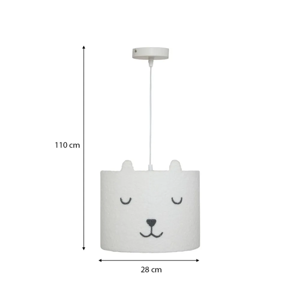 Lampa wisząca dla dzieci Toxey biała * Atmosphera Sale