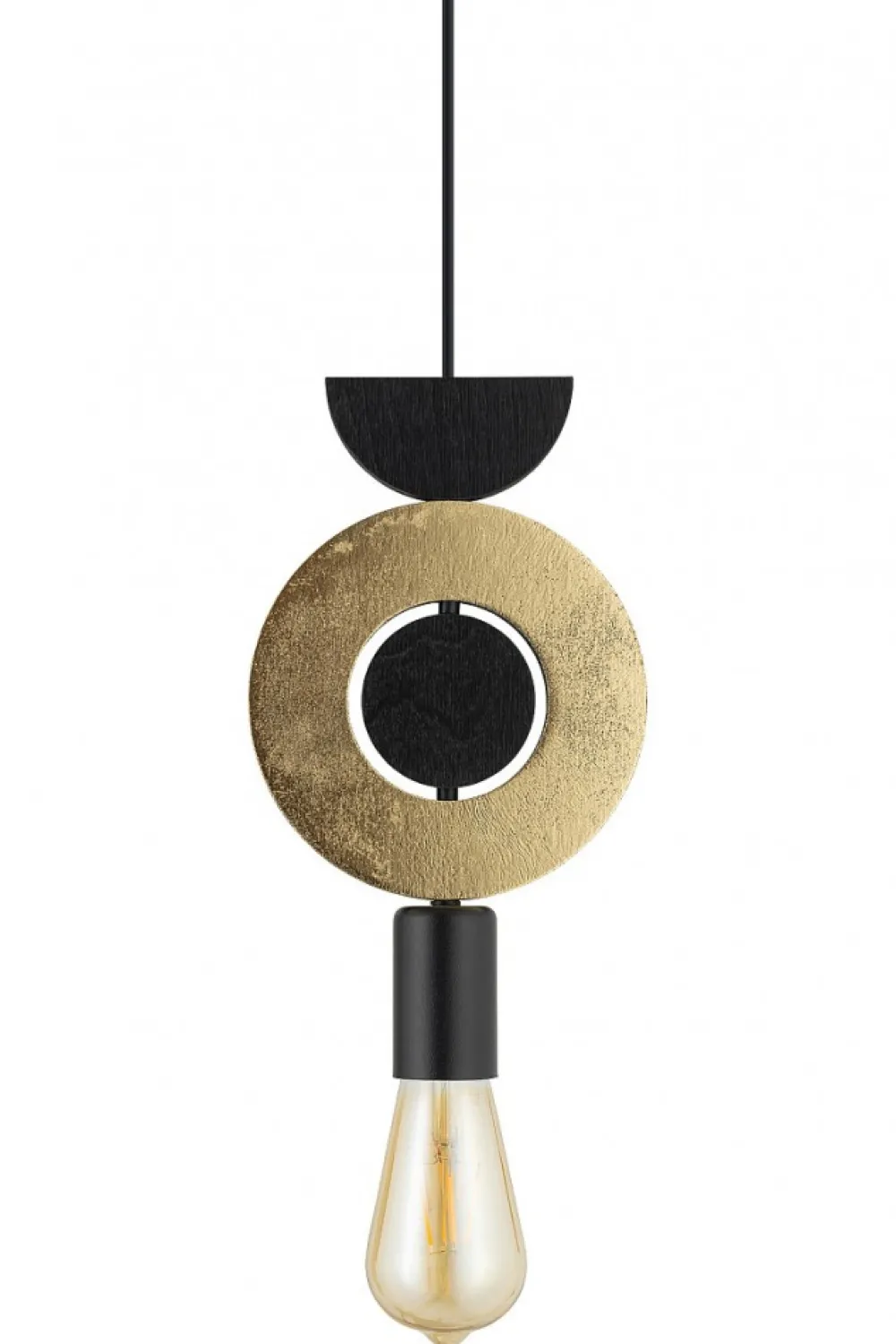 Lampa Wisząca DROPS WOOD F Czarny Brązowy 1xE27 * Nowodvorski Best