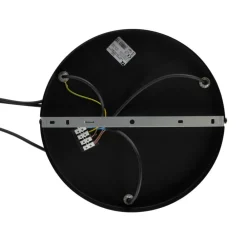 Lampa wisząca EARTH czarna abażur grafitowy 3xE27 * TK Lighting New