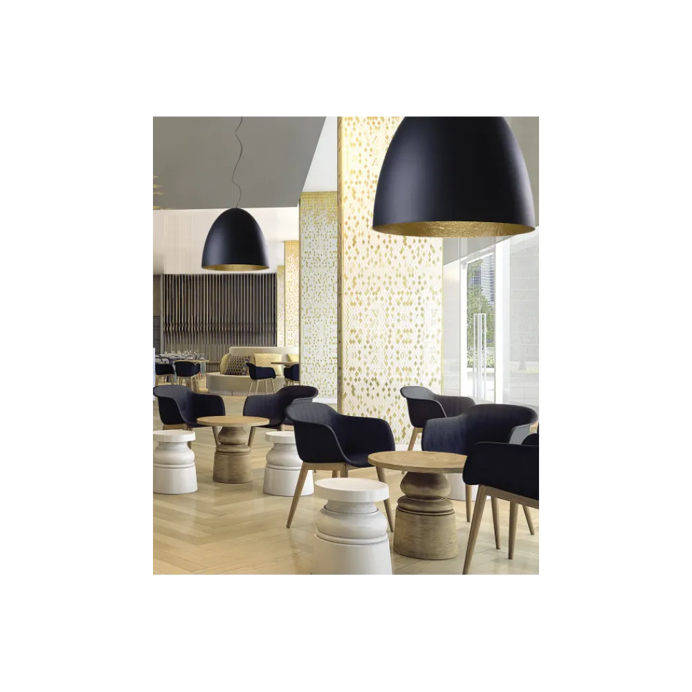 Lampa Wisząca EGG Czarny Złoty Metalowy Klosz 1xE27 75cm * Nowodvorski Clearance