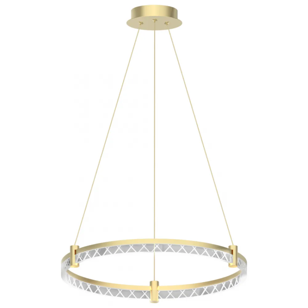 Lampa wisząca ELEGANCE Złota 36W LED 4000K 60cm * Eko-light Clearance