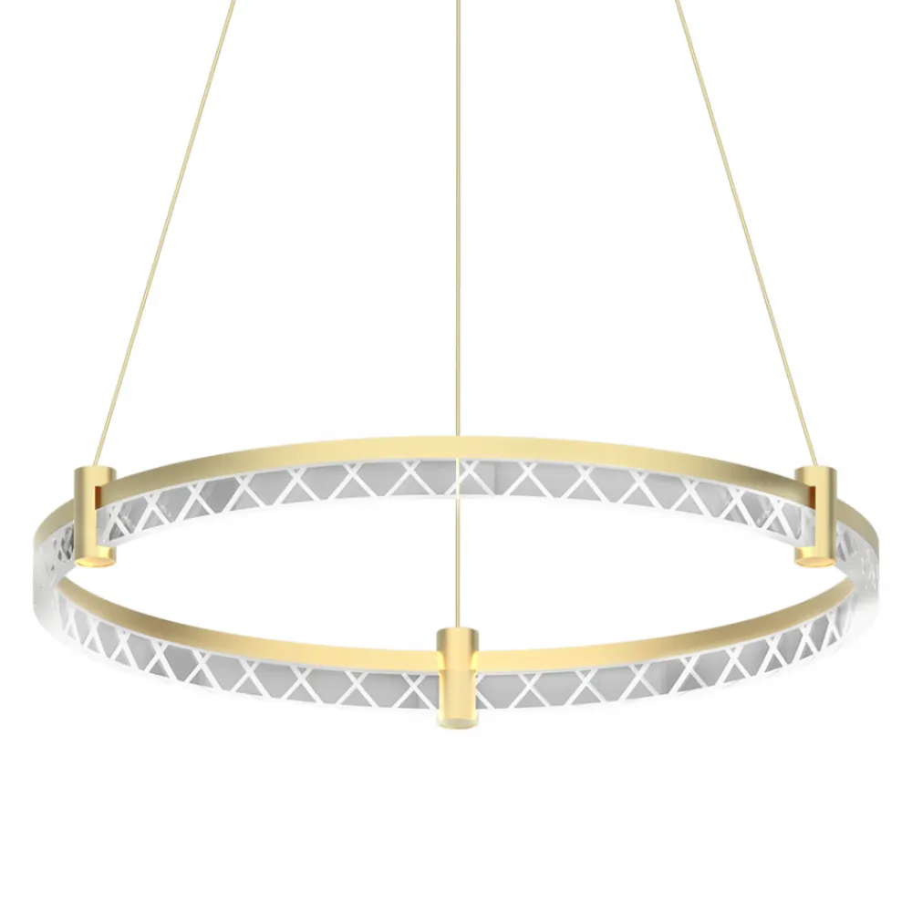 Lampa wisząca ELEGANCE Złota 36W LED 4000K 60cm * Eko-light Clearance