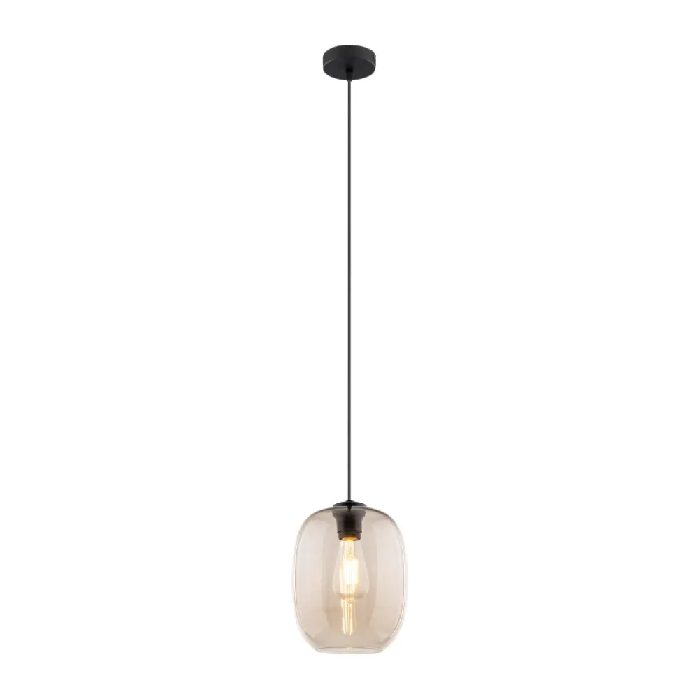 Lampa Wisząca ELIO Topaz Szklany Klosz 1xE27 20cm * TK Lighting Clearance