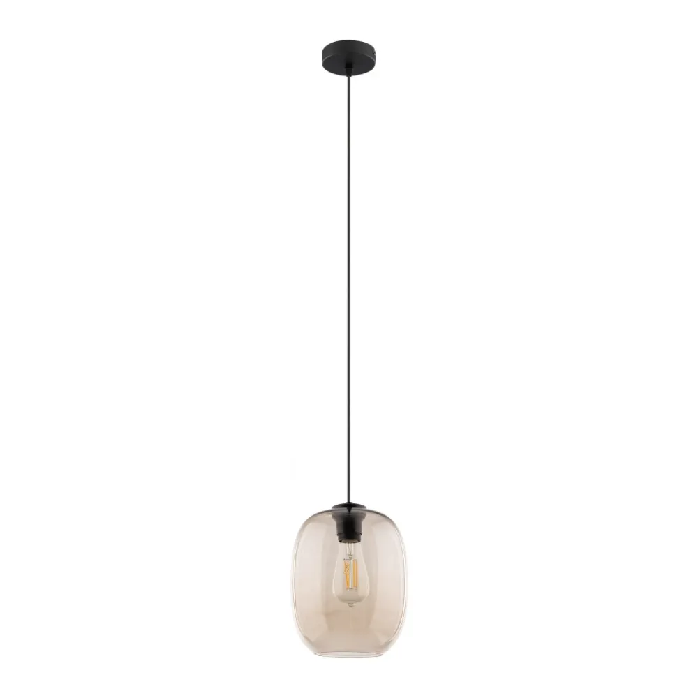Lampa Wisząca ELIO Topaz Szklany Klosz 1xE27 20cm * TK Lighting Clearance