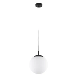 Lampa Wisząca ESME Biały Szklany Klosz 1xE27 30 cm * TK Lighting