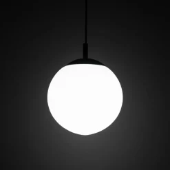 Lampa Wisząca ESME Biały Szklany Klosz 1xE27 30 cm * TK Lighting