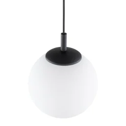 Lampa Wisząca ESME Biały Szklany Klosz 1xE27 25 cm * TK Lighting