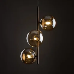 Lampa Wisząca ESTERA Brązowy Szklane Klosze 3xG9 * TK Lighting Online