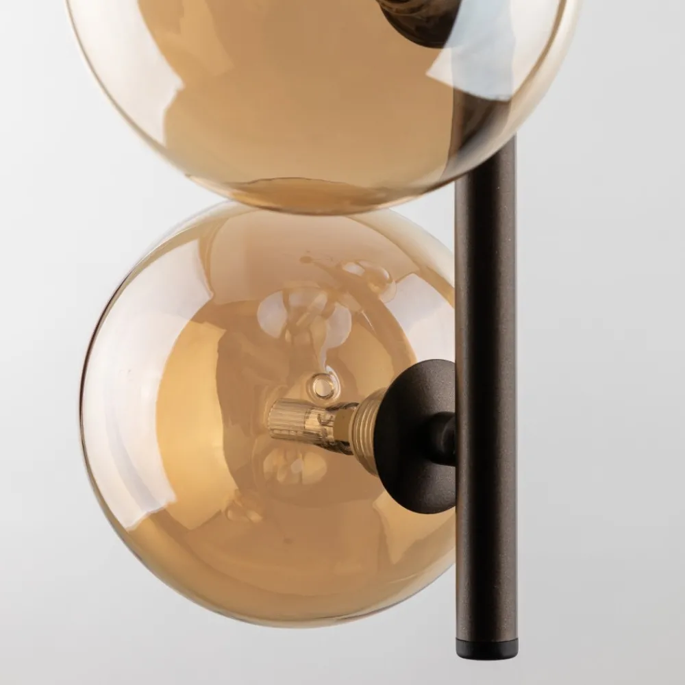 Lampa Wisząca ESTERA Brązowy Szklane Klosze 3xG9 * TK Lighting Online