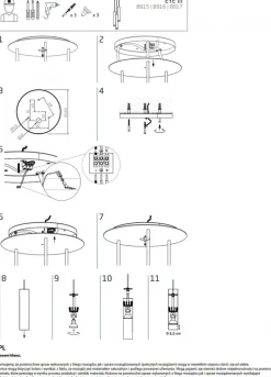 Lampa Wisząca EYE Czarny 3xGU10 * Nowodvorski New