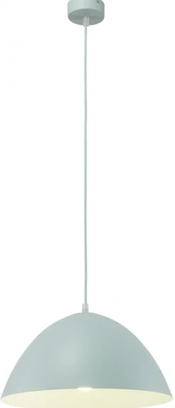 Lampa Wisząca FARO Miętowy Metalowy Klosz 1xE27 34cm * TK Lighting Sale