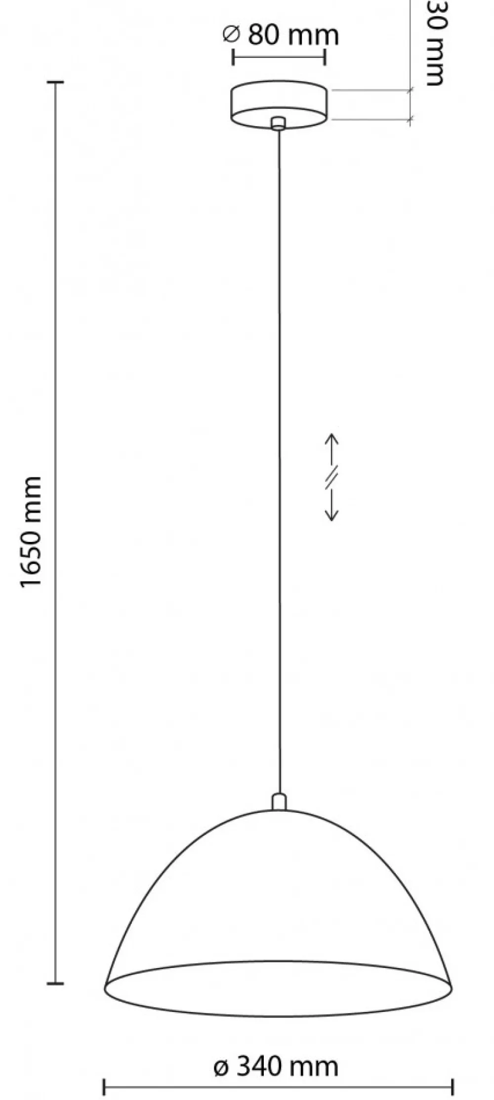 Lampa Wisząca FARO Miętowy Metalowy Klosz 1xE27 34cm * TK Lighting Sale