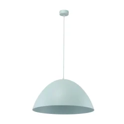 Lampa Wisząca FARO Miętowy Metalowy Klosz 1xE27 50cm * TK Lighting
