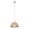 Lampa wisząca FARO sabia beżowa 1xE27 * TK Lighting Best
