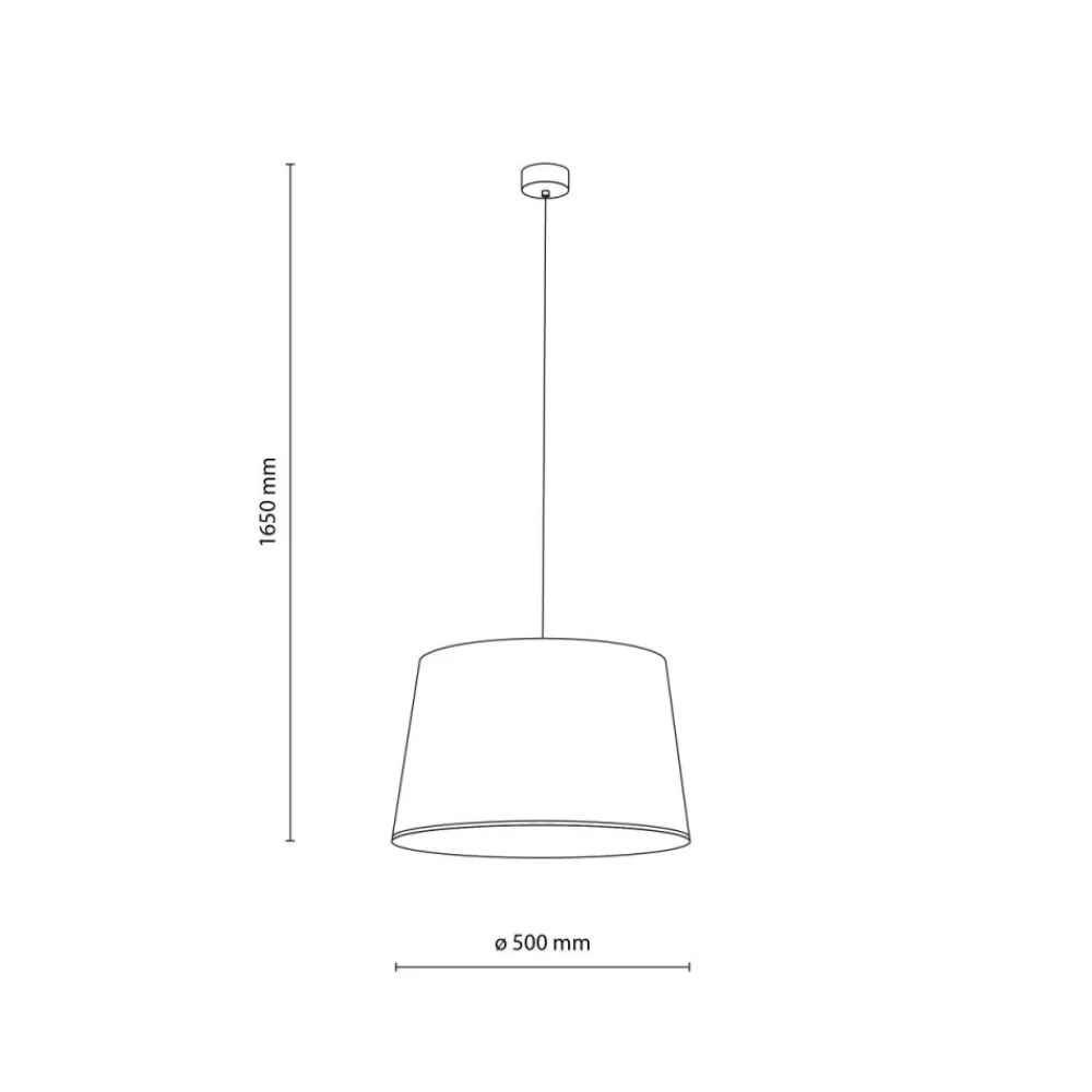 Lampa wisząca FORMO beżowa 1xE27 * TK Lighting New