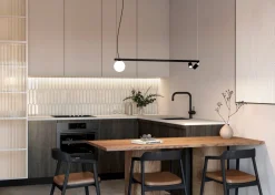 Lampa wisząca FOURTY czarna 2xGU10 1xG9 * Nowodvorski Outlet