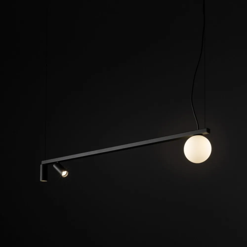 Lampa wisząca FOURTY grafitowa 2xGU10 1xG9 * Nowodvorski Online