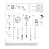 Lampa Wisząca FOURTY M Ciemny Szary 1xGU10 R35 * Nowodvorski Best