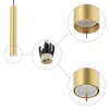 Lampa Wisząca FOURTY M Złoty 1xGU10 R35 * Nowodvorski