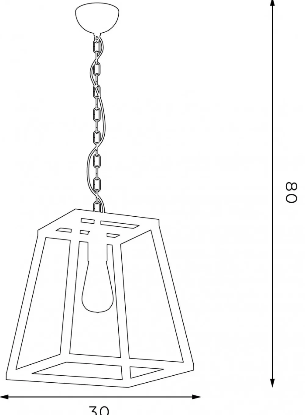 Lampa Wisząca FRAME Beżowy 1xE27 30cm * Luminex Discount