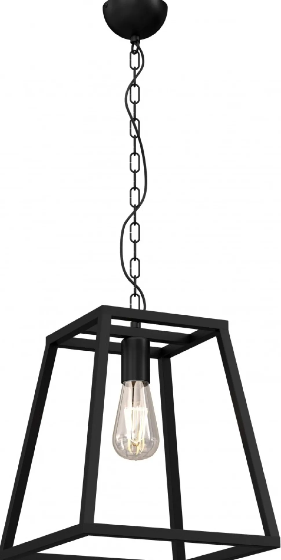 Lampa Wisząca FRAME Czarny 1xE27 30cm