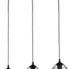 Lampa Wisząca GALAXY Czarny Metalowe Klosze 3xE27 * TK Lighting Online