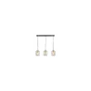 Lampa Wisząca GALAXY NEW Czarny Złoty Metalowe Klosze 3xE27 * TK Lighting Online
